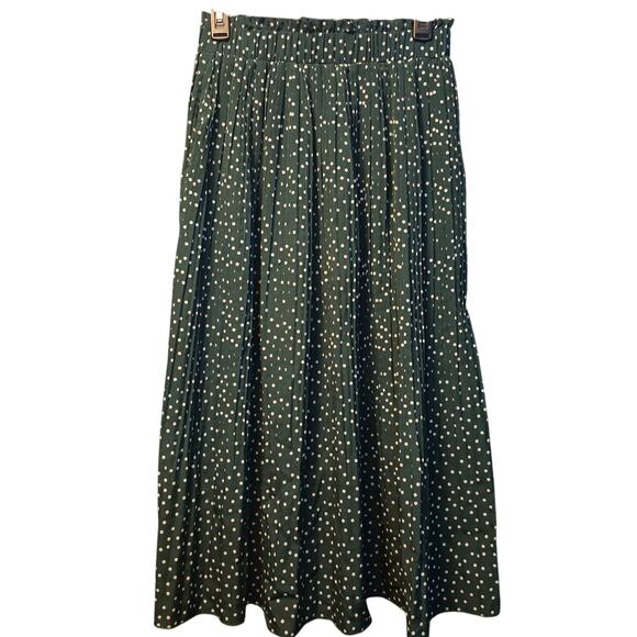 Exlura midi polka dot pleated skirt - Picture 1 of 6